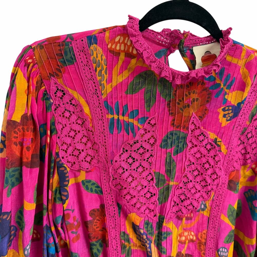 FARM Rio Pink Sweet Forest Blouse - Picture 3 of 7